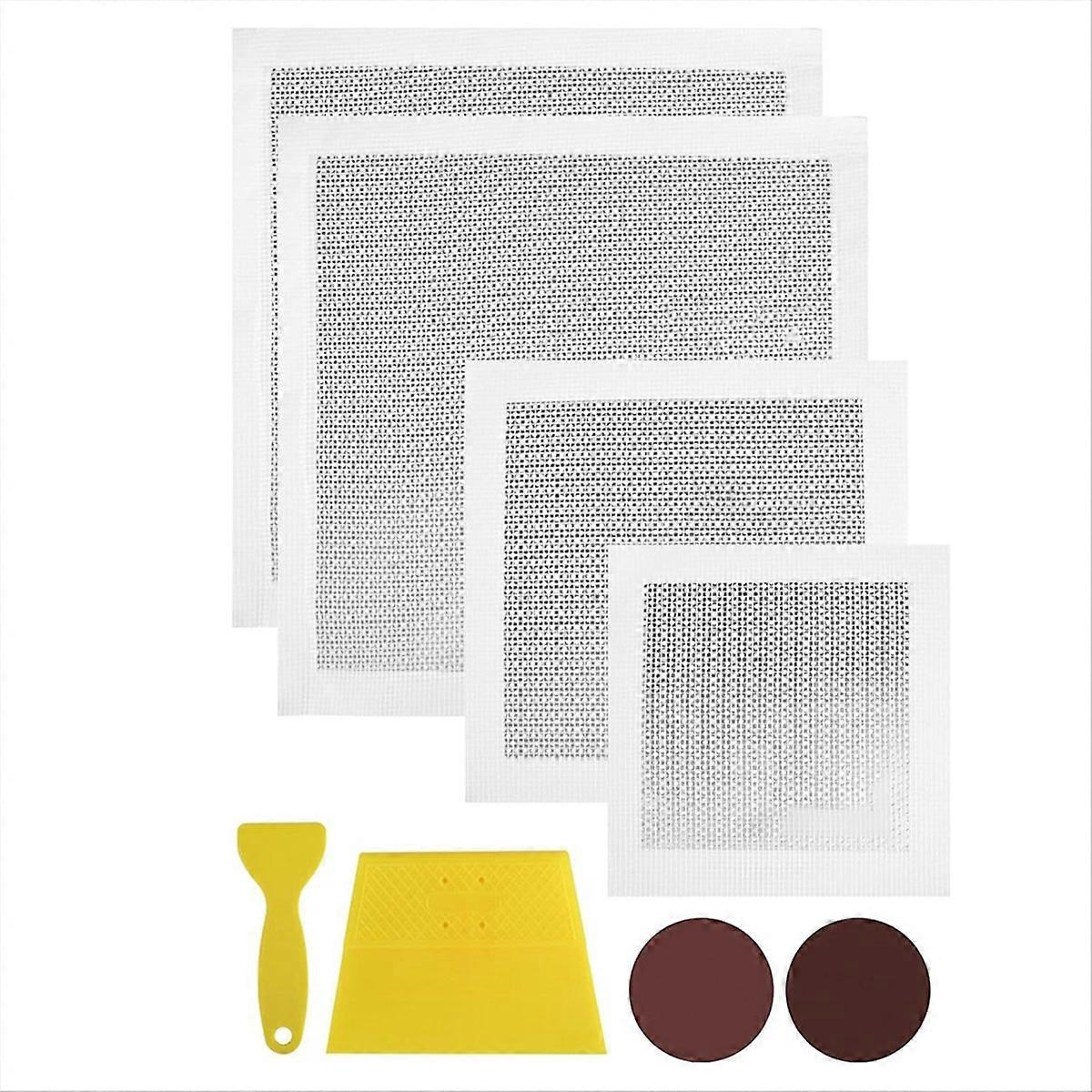 8Pack Drywall Repair Kit, 6/8/12/12 Inch Dry Wall Patch Kits