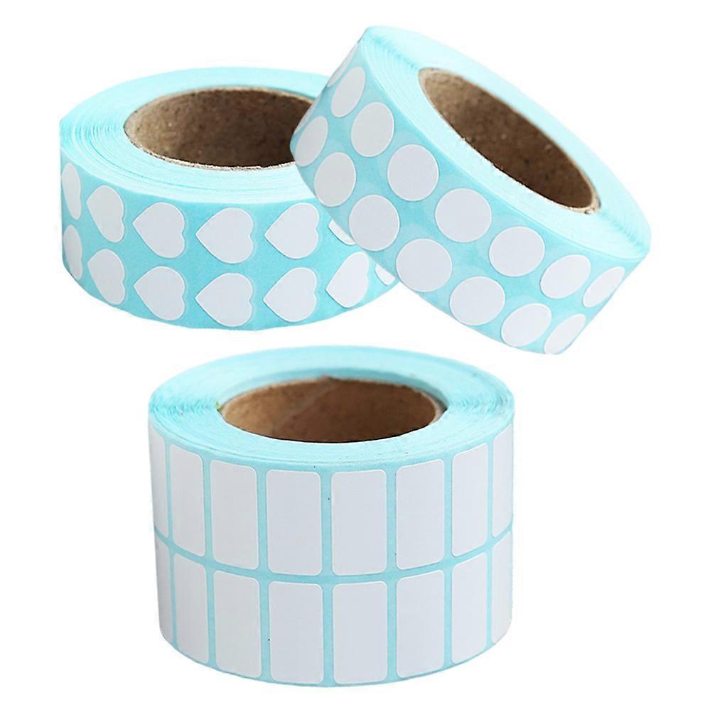 Blank Labels Stickers Multi Color Label Stickers for Organization 6 Rolls