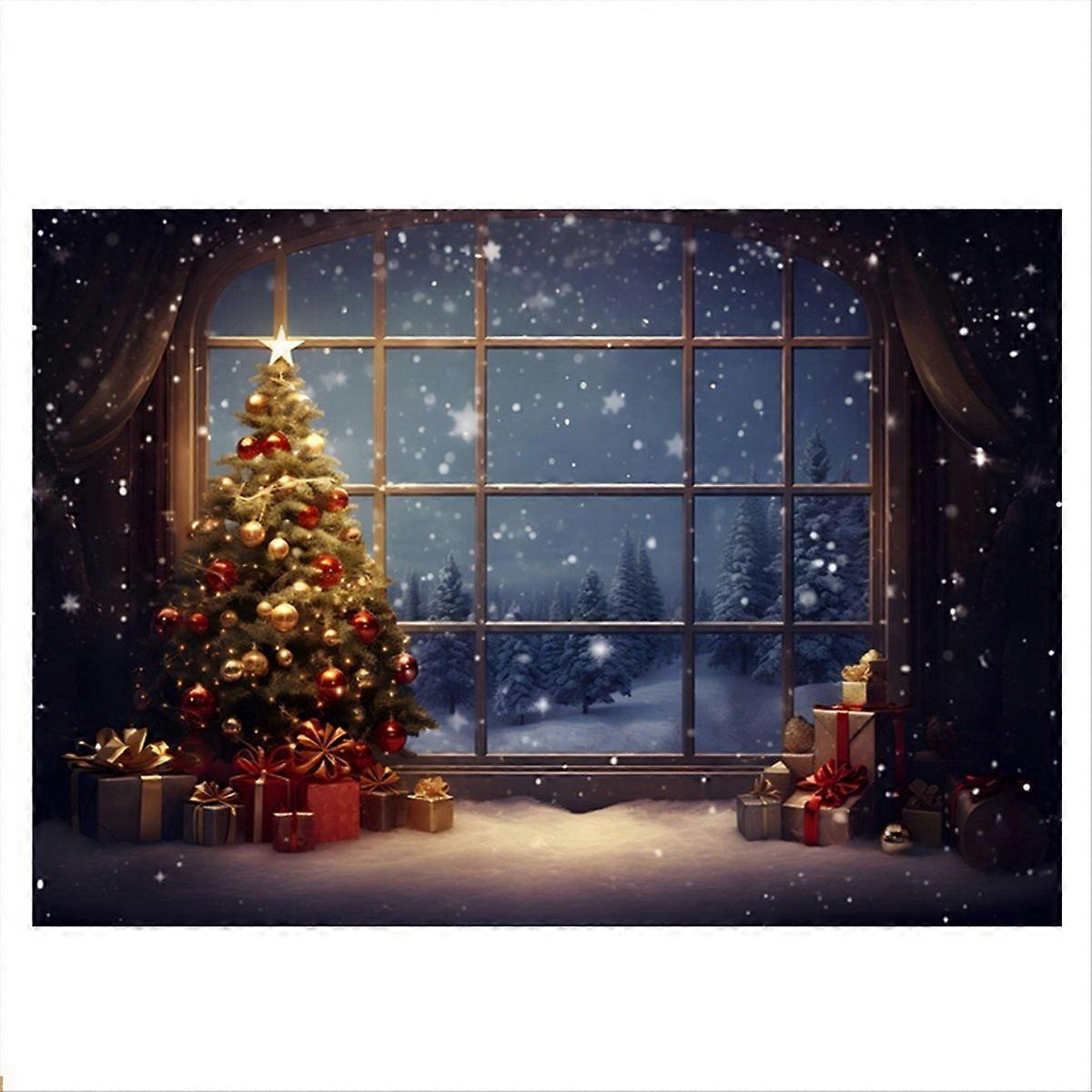 210X150cm Christmas Background Cloth,E