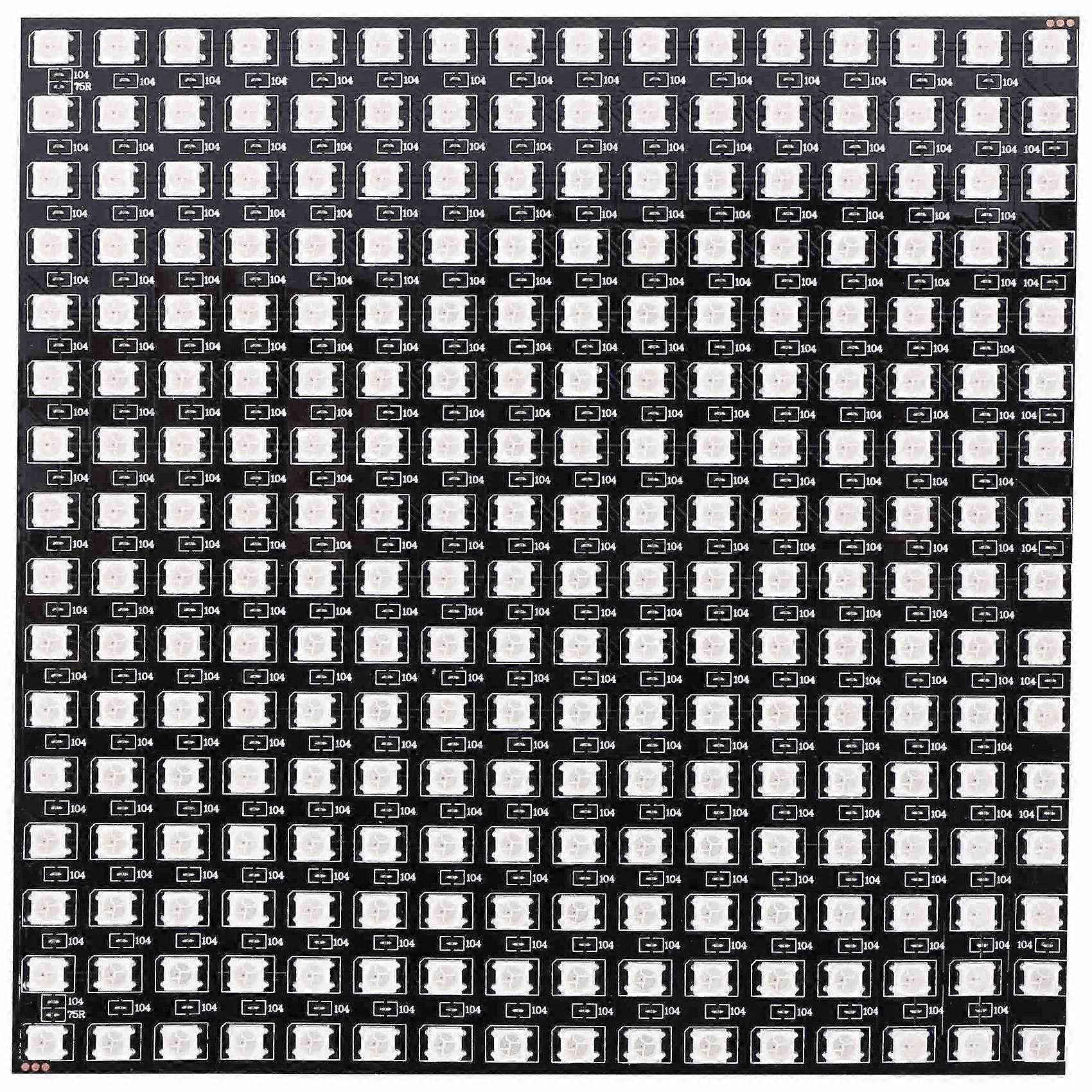 WS2812B LED RGB Flexible Pixel Panel 16X16 Individually Addressable Panel Light LED Module Matrix Screen