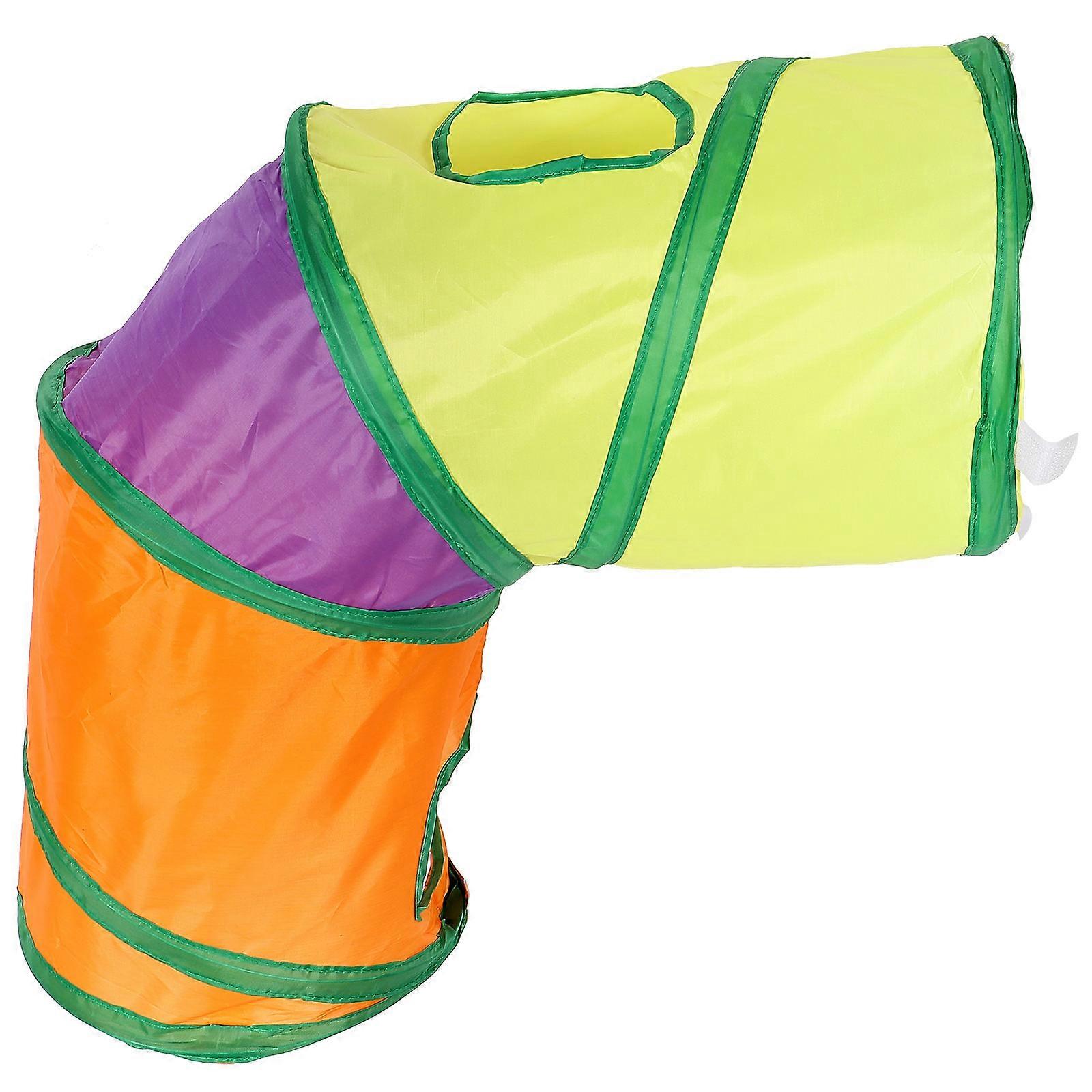 Interactive Cat Tunnel Toy For Pets Polyester Material 1Pack