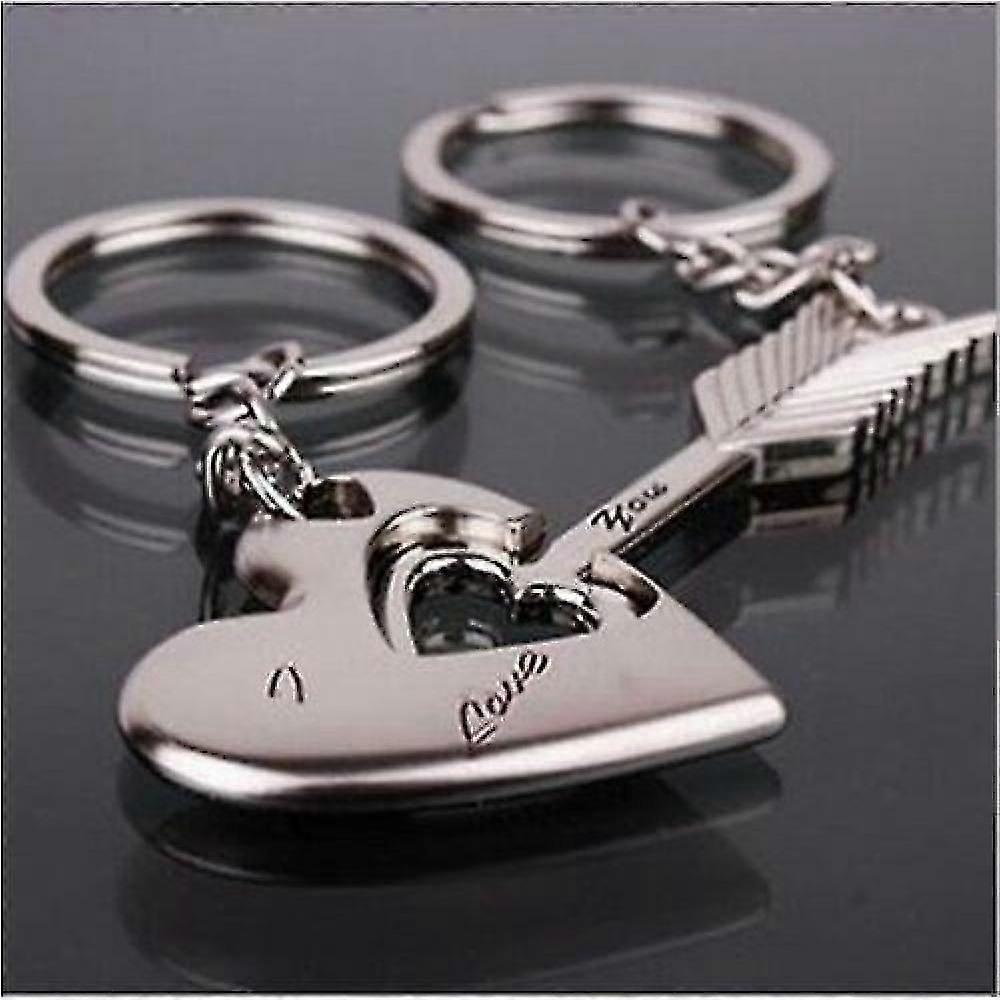 Cupid Arrow Couple Keychain Love Gift