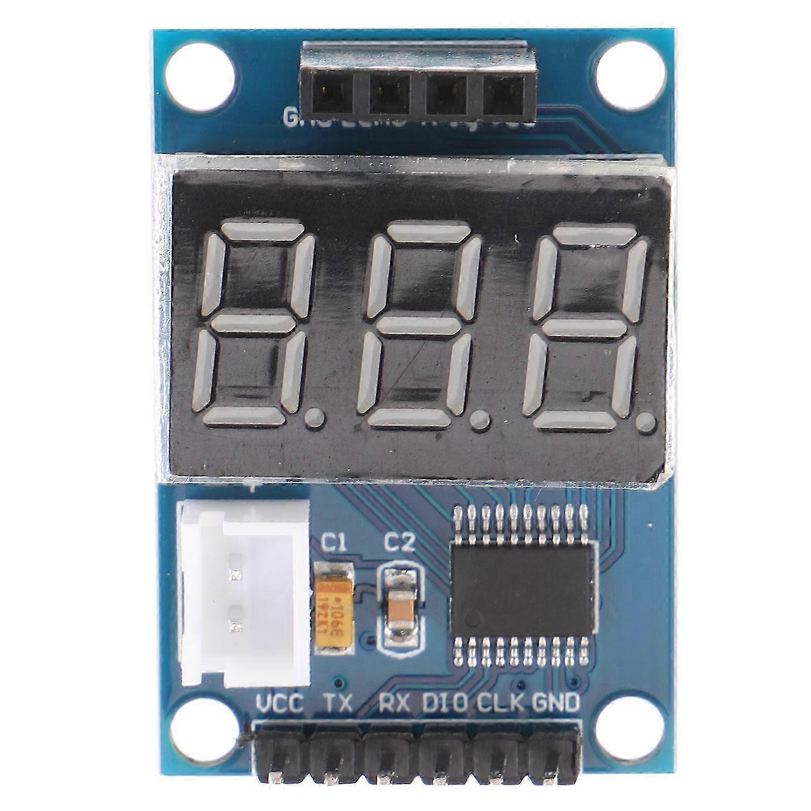Integrated Ultrasonic Transducer Module for Precise Distance Measuring