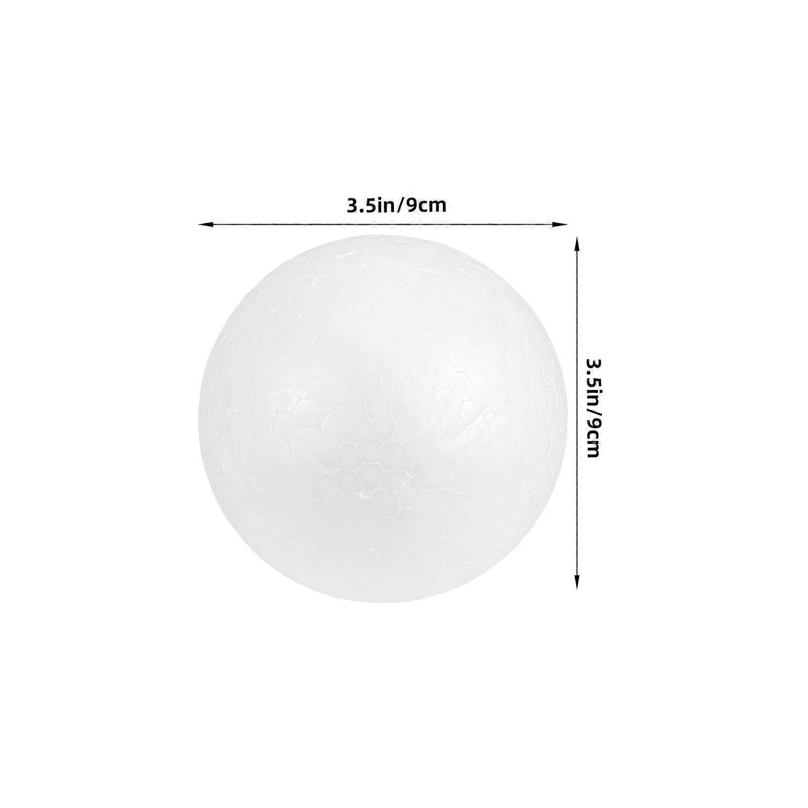 DIY Children Ball White Solid Foam Craft Material for Decoration 30Pcs