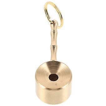 Golden Whistles Brass Whistle for Outdoor Whistle Keychain Pendant