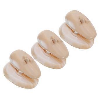 Waterproof Hair Dye Silicone Ear Covers for Ear Protection 3Pairs Khaki