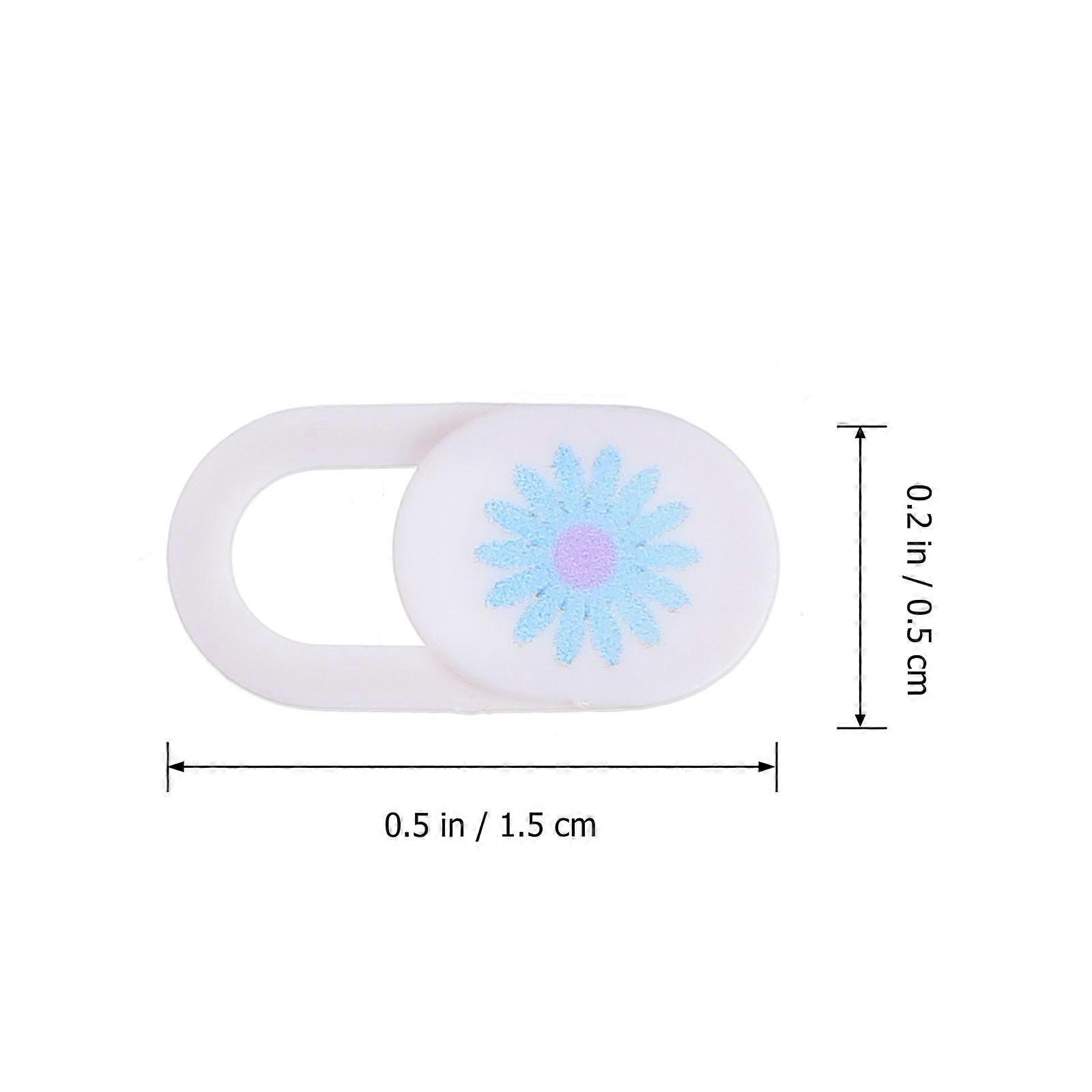 Computer Cover Flower Pattern Adhesive Privacy 6Pcs