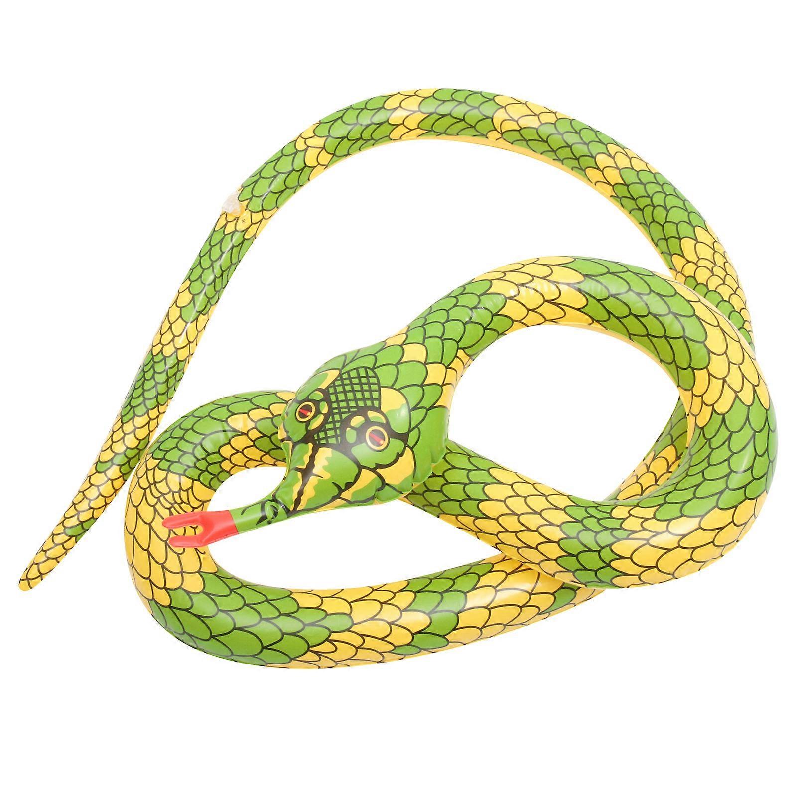 9Pcs Inflatable Snake Toy PVC Material for Party Fun