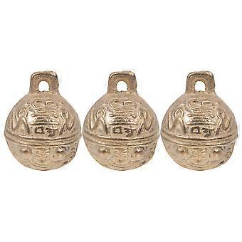 Pet Bell Decorative Copper Dog Collar Bells for Decoration 3Pcs Mini Bells