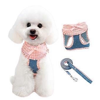 Breathable Dog Harness for Small Dogs No Pull Design Easy Walk Vest with Adjustable Fit  XS