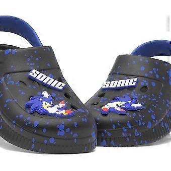 Kinder Sonic the Hedgehog jongensklompjes met bedeltjes, lichtgewicht EVA officiële sandalen