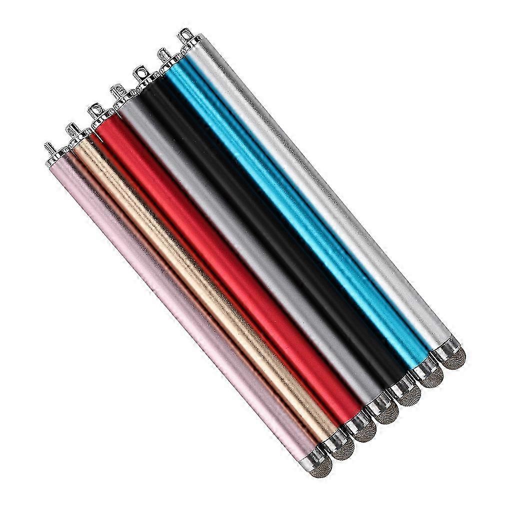 7 Pieces Touch Screen Pen Portable Solid Color Universal 8mm Tablet Learning Machine Teaching Pens Tool Accessories