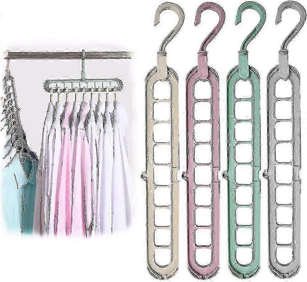 12 Pack Clothes Hangers - Premium Foldable - Versatile Space Saving - compatible with Clothes Storage