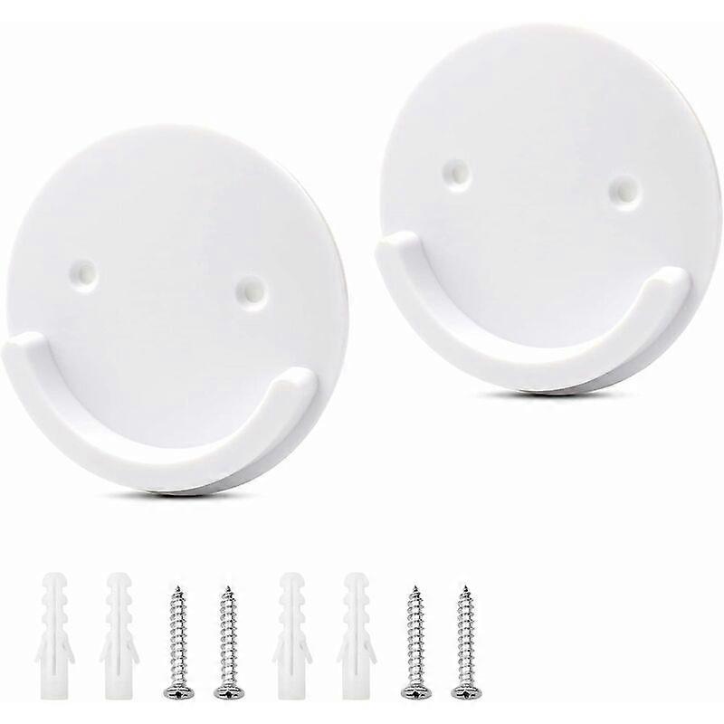 Universal shower rod bracket wall mount