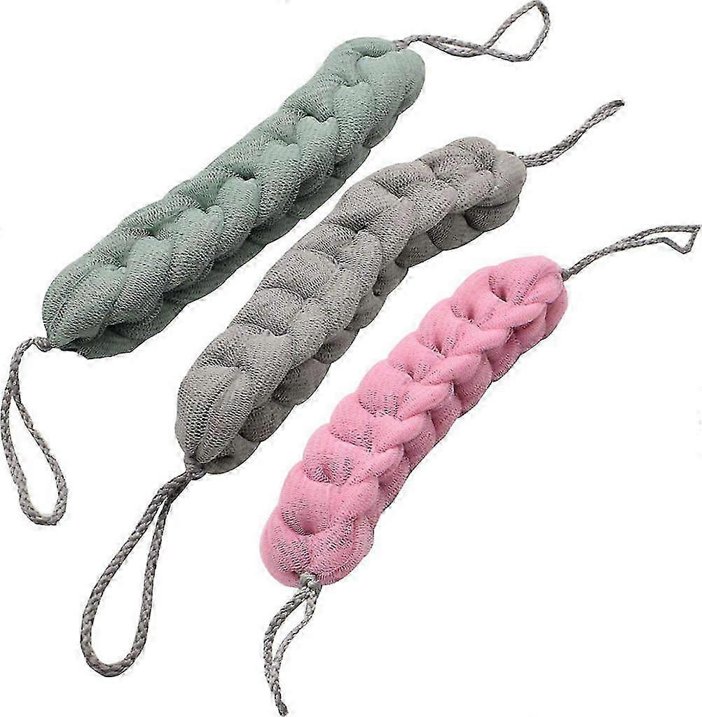 3pcs Bath Sponge - Shower Sponge, Back Soap