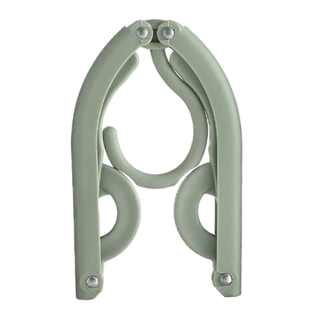 Folding Clothes Hanger, Portable Outdoor Laundry Drying Rack, Space-Saving Durable Plastic
