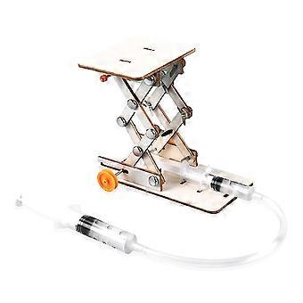 Modello di tavolo elevatore idraulico fai-da-te per bambini Kit per esperimenti scientifici Giocattolo educativo KAESI