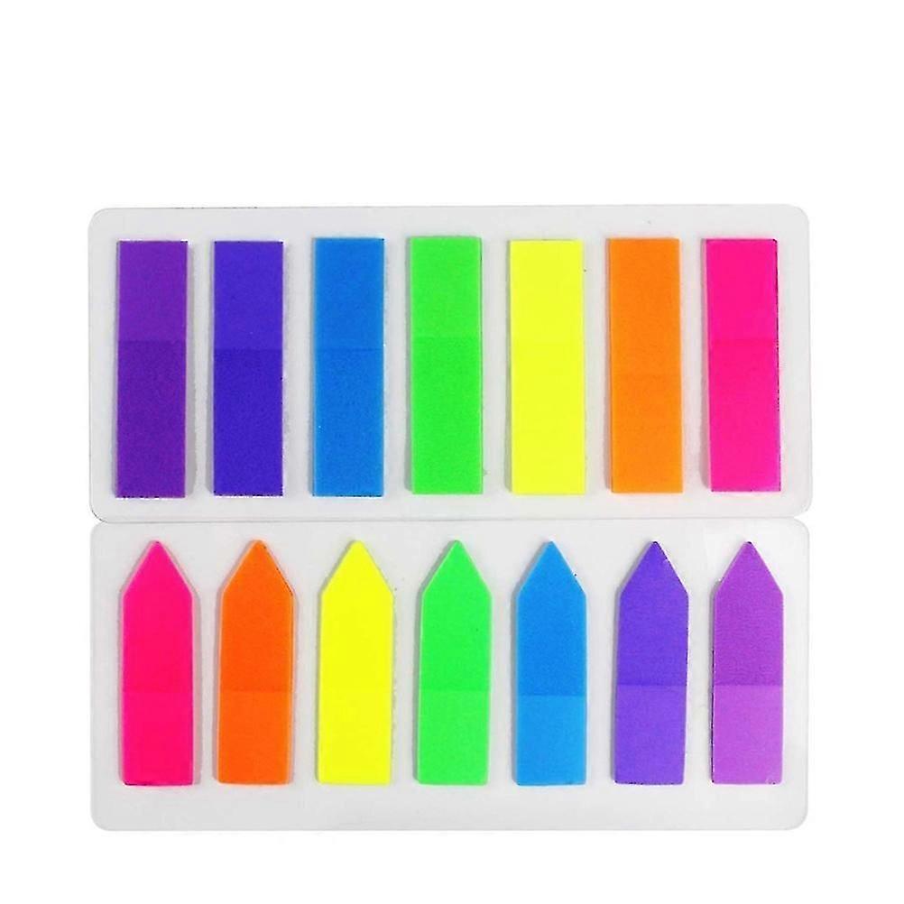 Arrow Shaped Self-Stick Note Colored Index Tabs, 10Pcs Multicolor for Marking