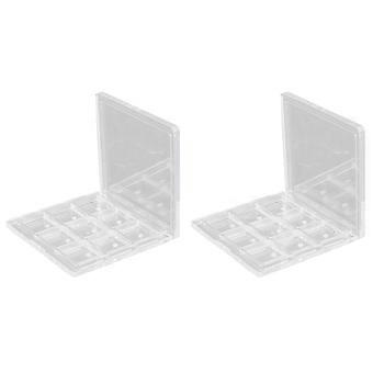 Transparent Eyeshadow Sub Package Box for Storage 3Pcs Empty Eyeshadow Case