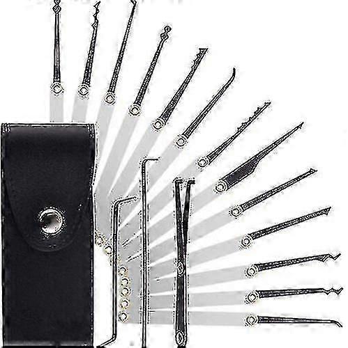 15 Pcs Unlock Pick Tool Set Key Extractor Practice Kit