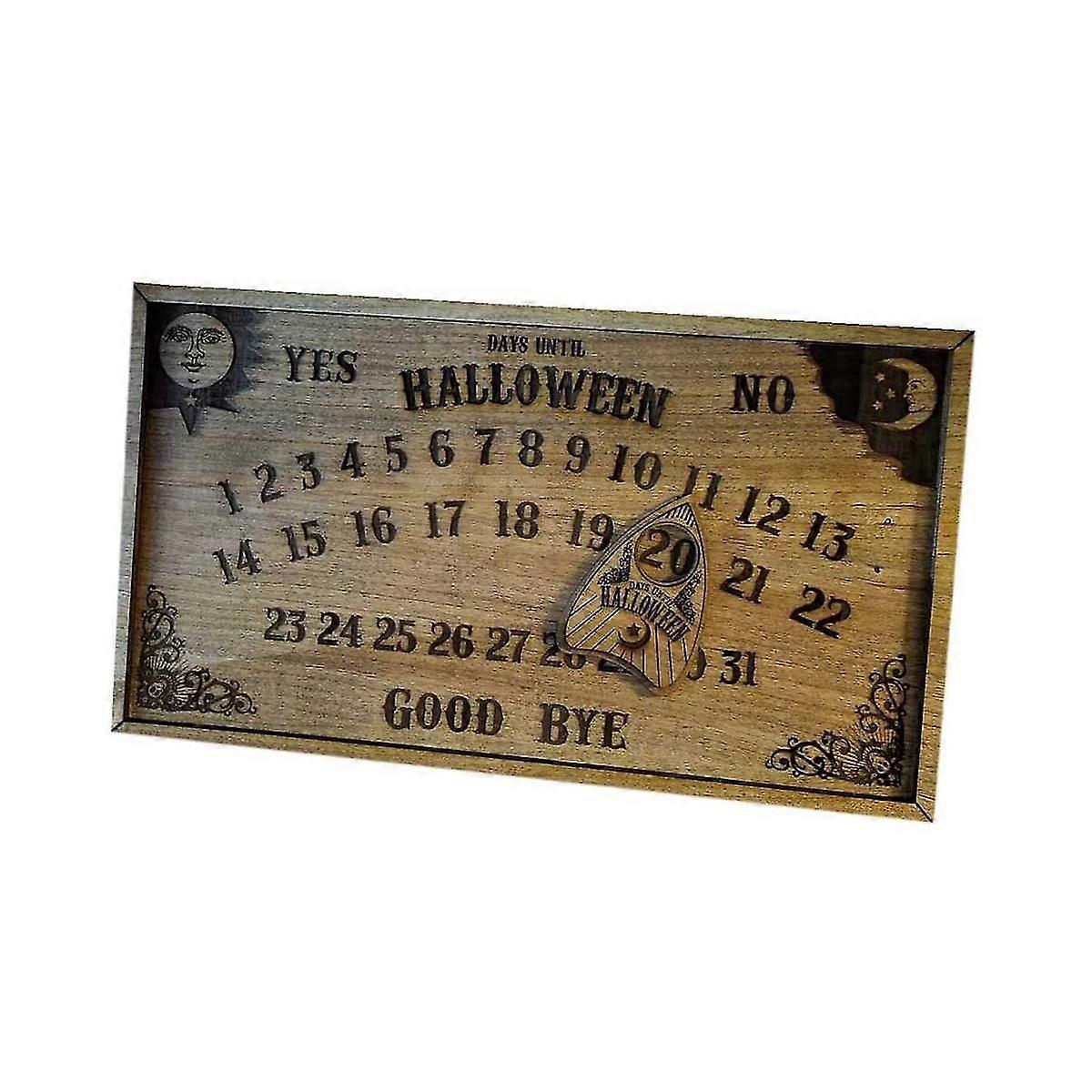Countdown Board With Magnetic Effect Halloween Magnetic Countdown Board