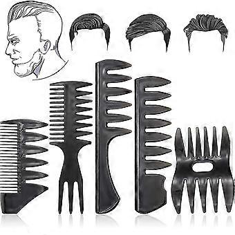 5 Pcs Men's Styling Comb Set Peigne Classic Retro Styling pour Men-yyc