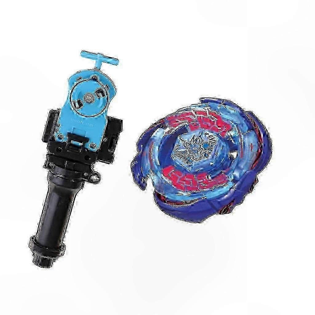 Système Beyblade 4D avec lanceur et poignée, compatible avec les combats.