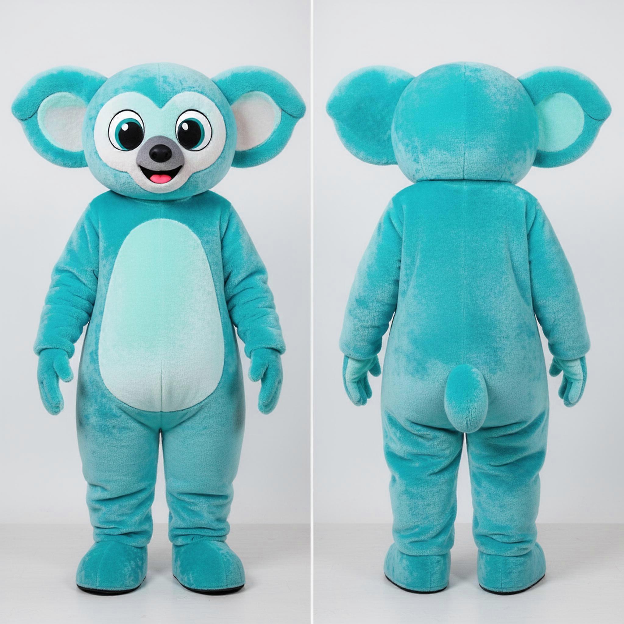 MASTICOT Cyan Playful Ayeaye Mascot