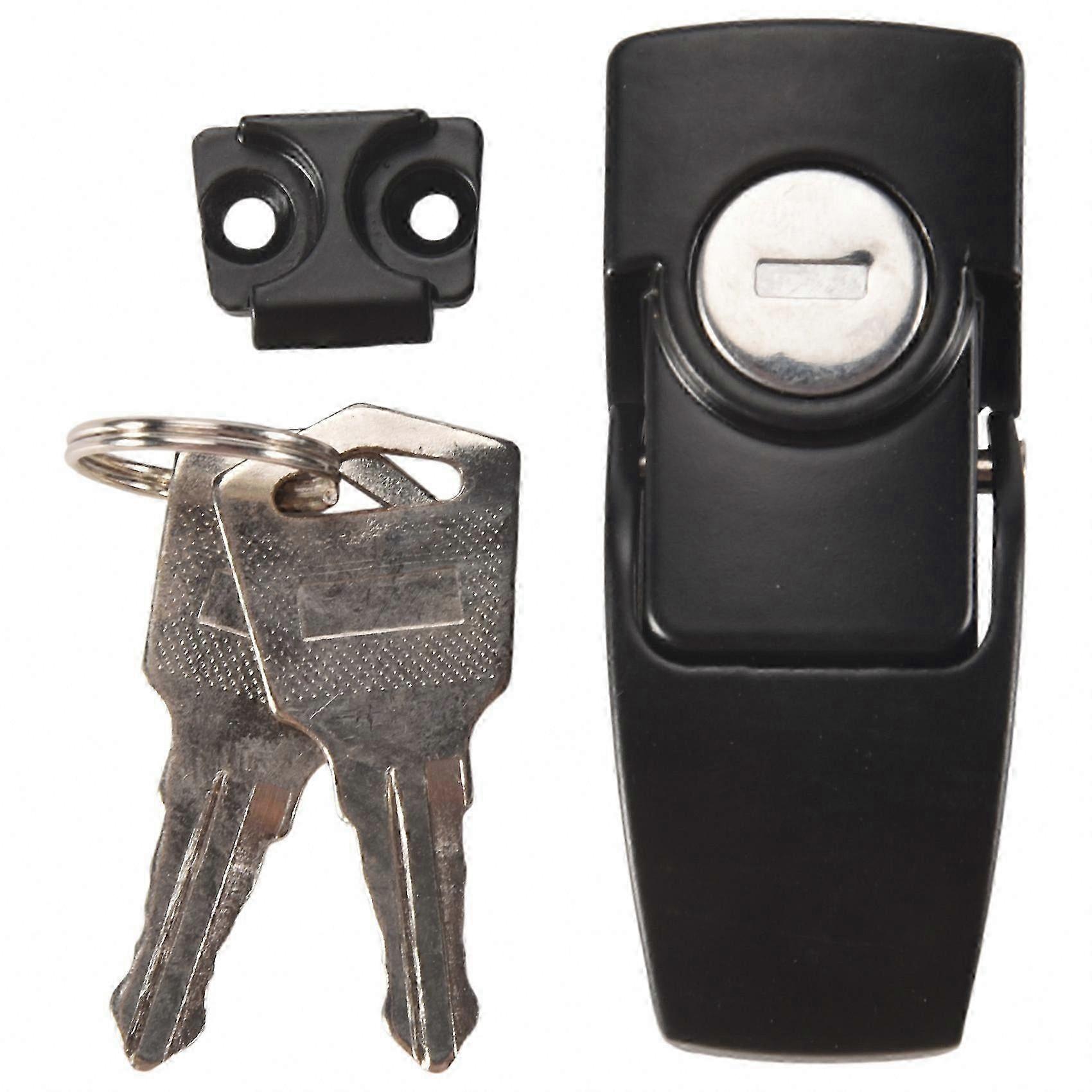 Enhanced Cabinet Security Toggle Hasp Latch Lock, DK604, Two-Pack