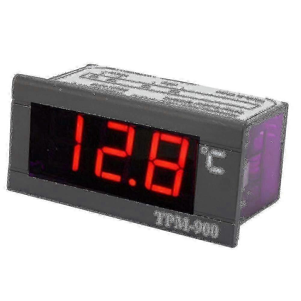 Digital Temperature Controller, Tpm-900 220v Led Panel Meter With Sensor Thermostat Controller Jiuji