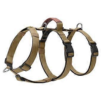 Dog Harness Vest Training Harnesses Strong Heavy Duty Vest with Soft Handle for Large Dogs Dark Khaki