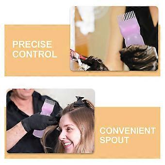 Hair Dye Bottle with Comb Applicator for Precise Application