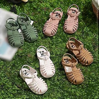 Soft Non-Flip Jelly Sandals for Girls & Boys, Assorted & Solid Color Kids Footwear