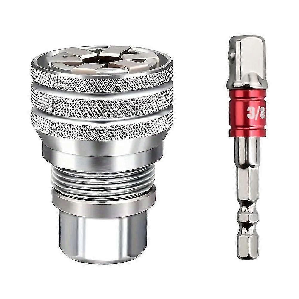 Universal Socket Tool - Self-Adjusting Grip for Fasteners, Repairs and Drills ICF