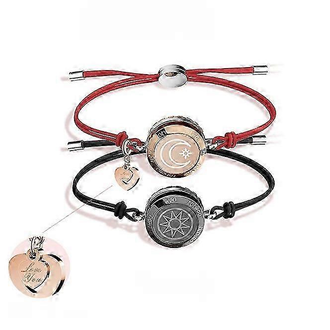 Remote Interactive Sensor Bracelet Smart Ring for Couple Birthday Gift