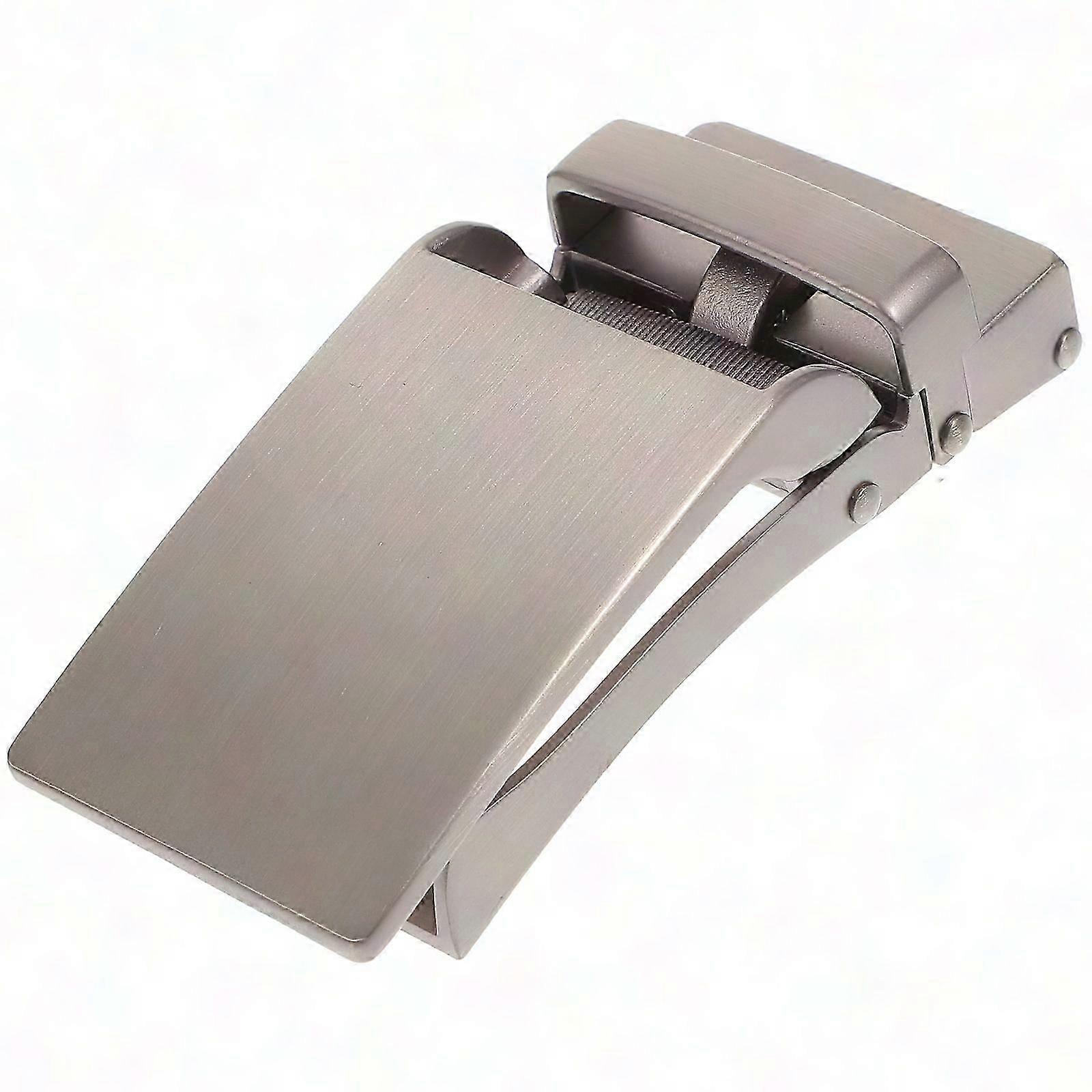 Men's Automatic Belt Buckle Polished Rectangular