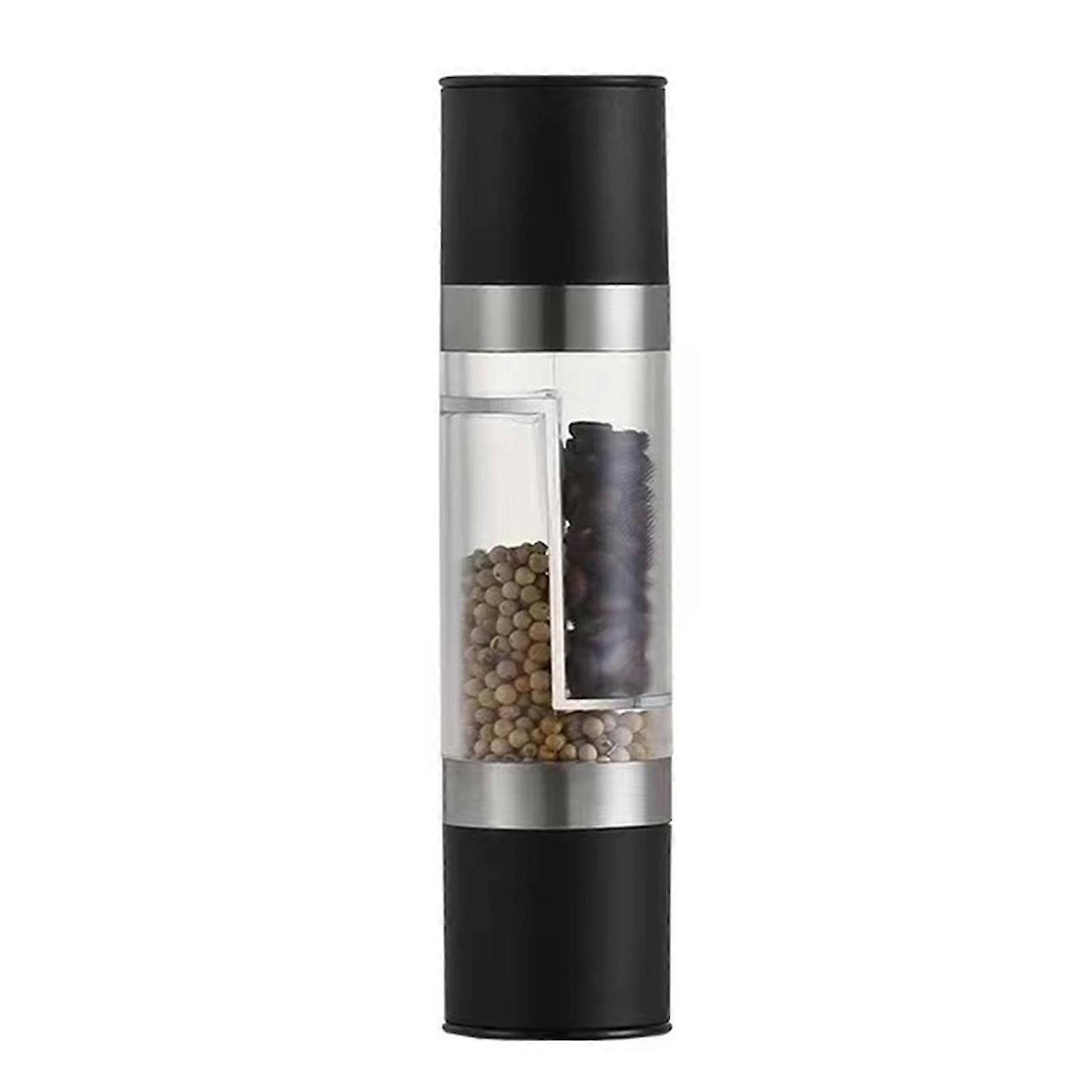 Dual Chamber Adjustable Salt Pepper Mill