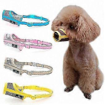 Nylon Mesh Dog Muzzle compatible with Small to Large Breeds Puppy Friendly Pet Accessory