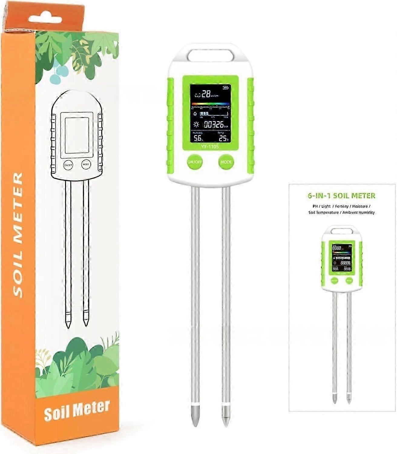 Multi-Parameter Soil Tester pH Fertility Temp