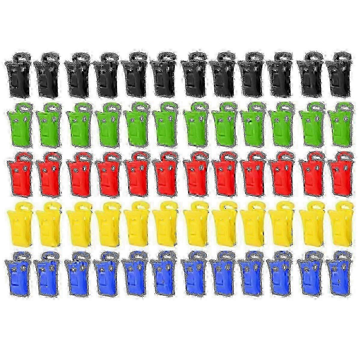 60 Pcs Compact Sock Clips For Laundry Use