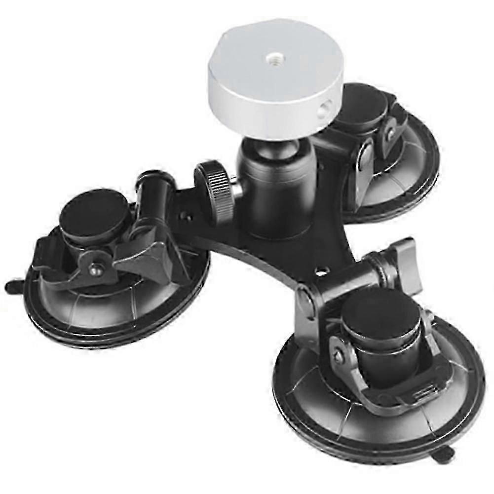 Secure suction cup mount compatible with mini devices with 180 angle adjustment compatible with improved signal stability