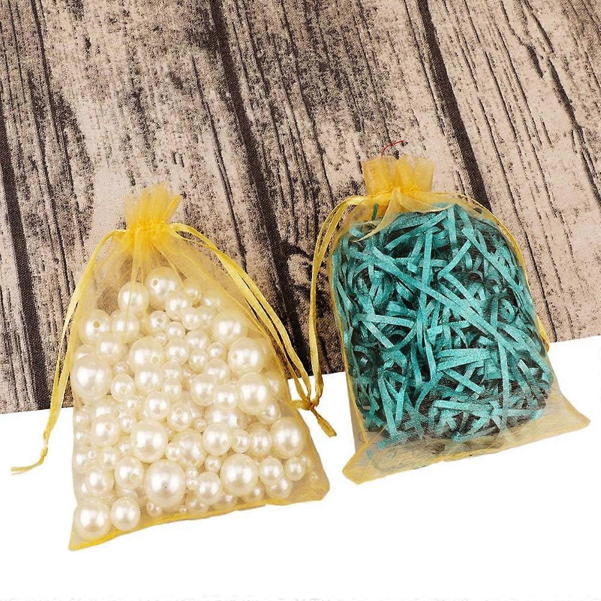 Sheer Reusable Elegant Drawstring Pouches