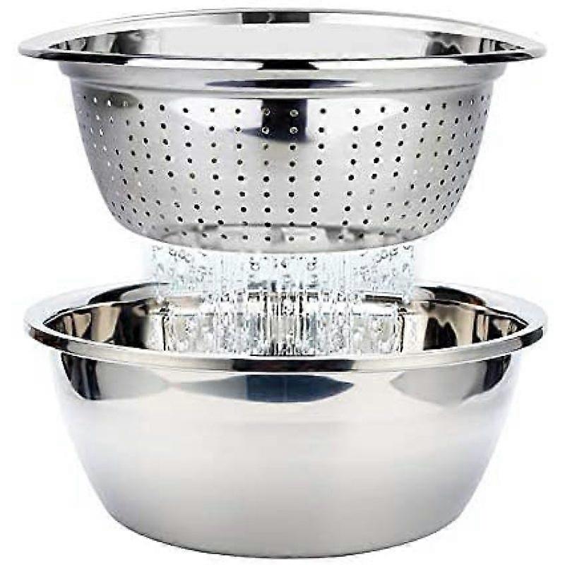 Quick-Draining Microporous Stainless Steel Colander