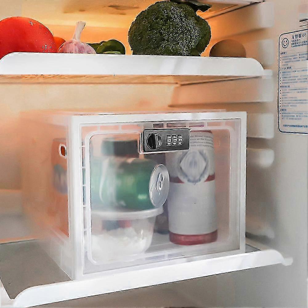 Lockable Storage Box Space-Saving Multi-Purpose for Kitchen Bedroom Fridge