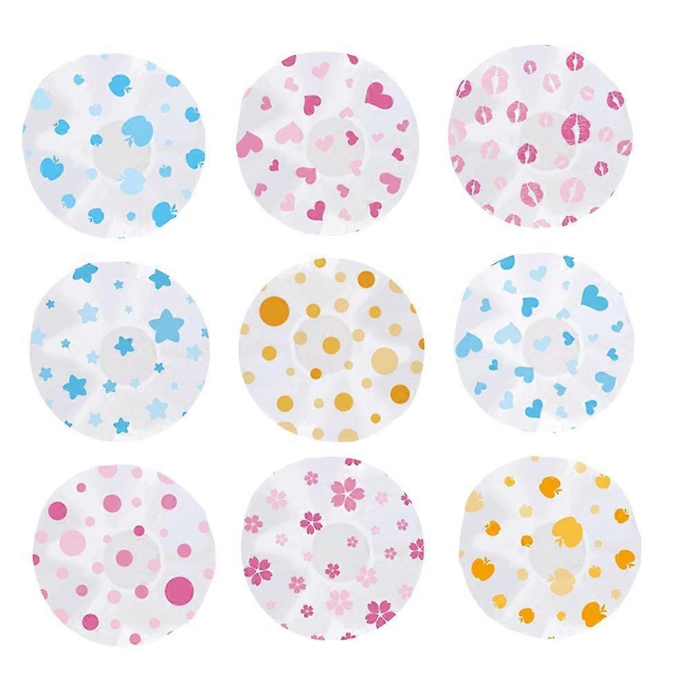 Waterproof Shower Hat Eva Bathing Cap for Shower Use 24Pcs Assorted Color