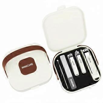 7 Pieces 7-Piece Grooming Tool Set Antianti-Scatter Design 7-Piece Nail Tool Kit