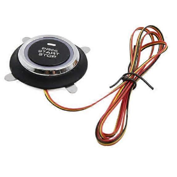 12v Car Start Engine Button Stater Switch LED Light  Engine Start Push Button For Keyless Entry& Push Starter Replacement Button