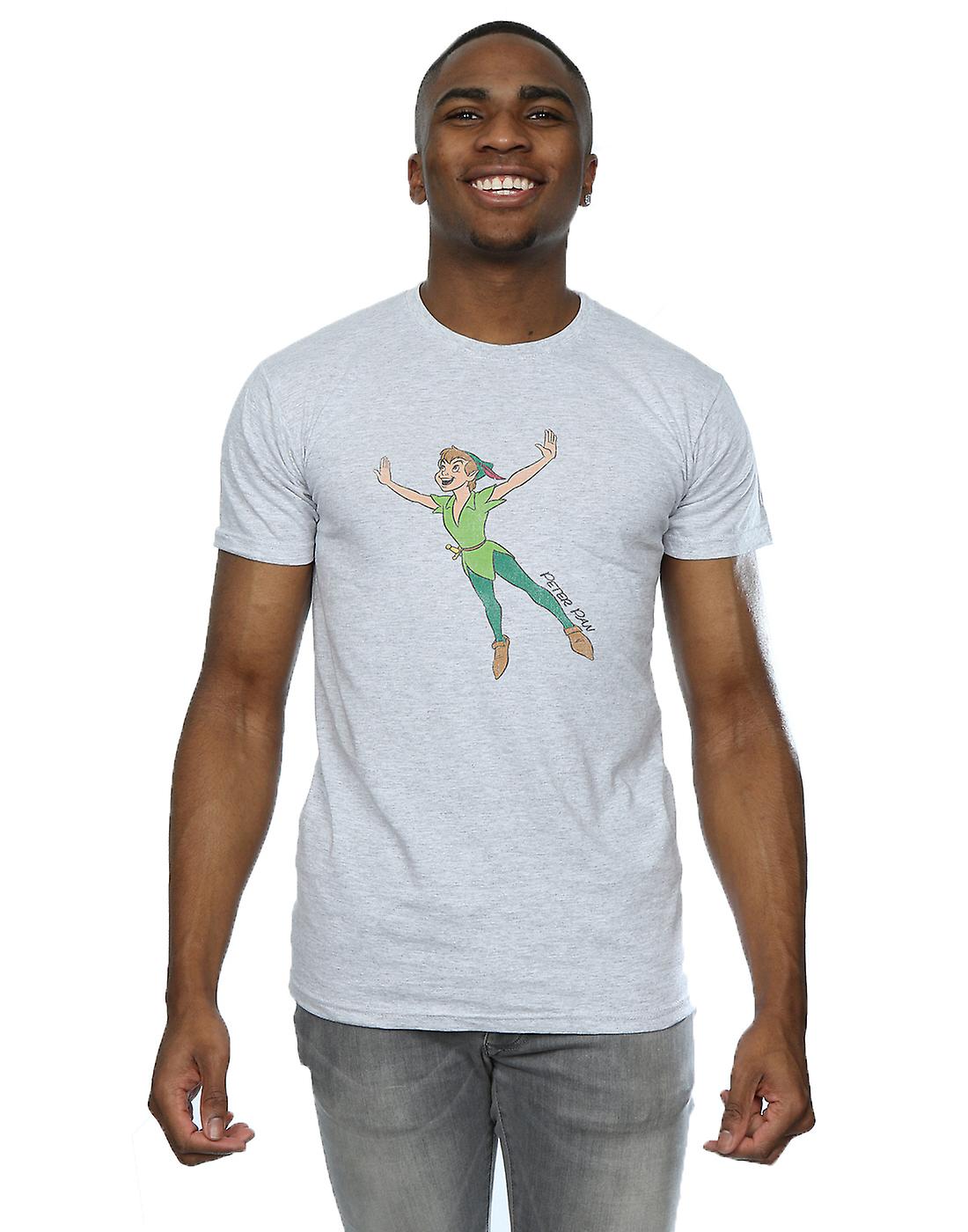 Disney Men's Classic Flying Peter Pan T-Shirt