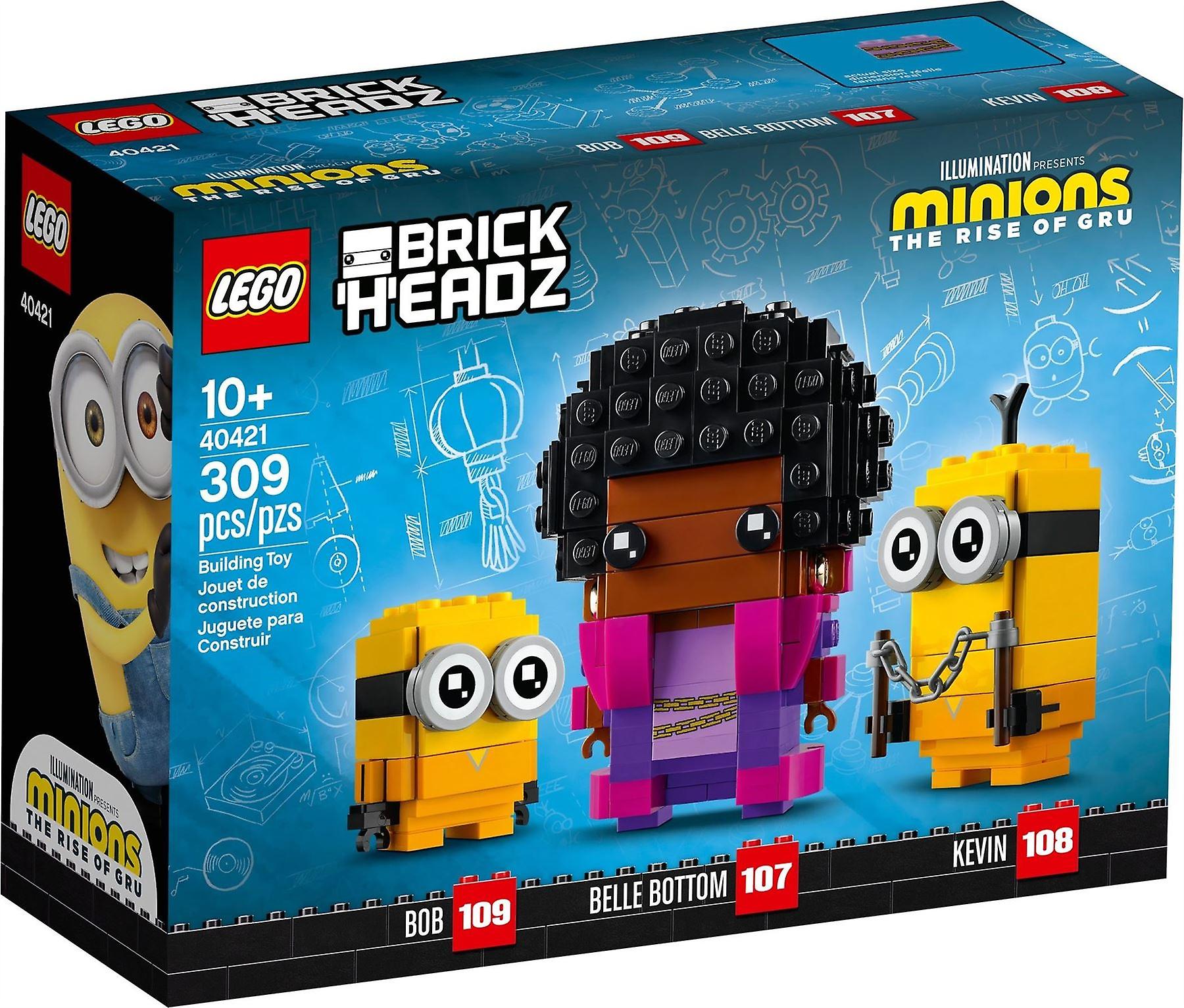 LEGO BrickHeadz Minions: Belle Bottom, Kevin and Bob 40421