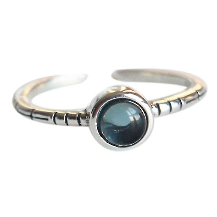 Real Thai Opal Rings, 925 Sterling Retro Ring